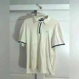 J.Lindeberg White designer polo